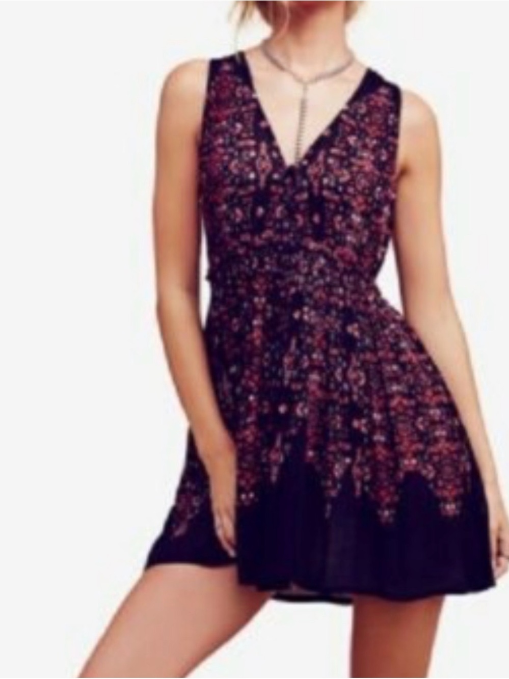 Free People Athena Open Back
Boho Mini Dress Size : XS